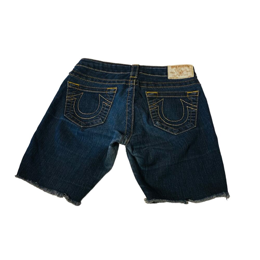 True Religion Tara Frayed shorts Size 25